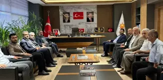 Rektör Özcoşar, AK Parti Mardin İl Başkanı Uncu'yu Ziyaret Etti