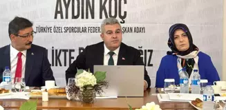 Aydın Koç, TÖSSFED Başkanlığına Adaylığını Açıkladı