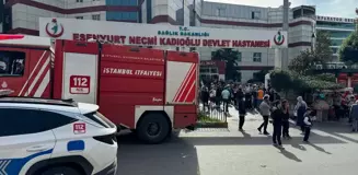 Esenyurt Devlet Hastanesi'nde Yangın