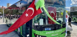 Kırşehir'de 6 Yeni Halk Otobüsü Hizmete Girdi