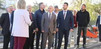 Kırklareli Valisi Uğur Turan İnşaat Çalışmalarını İnceledi