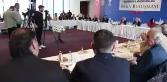 Samsun'da Yatırımlar ve Şehir Hastanesi Hakkında Bilgiler Verildi