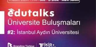 EduTalks Etkinliği 4 Kasım 2024'te İstanbul Aydın Üniversitesi'nde!