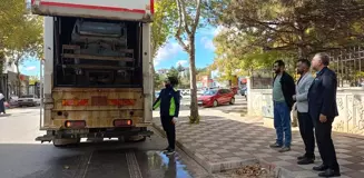 Zile Belediyesi Çöp Konteynerlerini Dezenfekte Ediyor