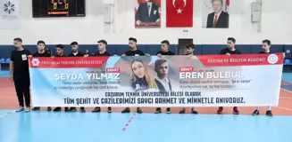 Erzurum'da şehitler Bülbül ve Yılmaz adına futsal turnuvası