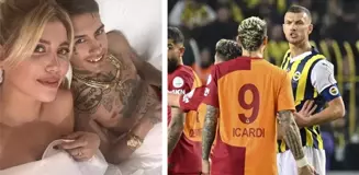 Wanda Nara'nın yeni sevgilisinden 'Dzeko' paylaşımı