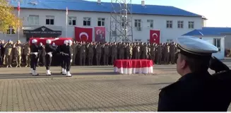 Atış eğitimi sırasında şehit olan polis için tören düzenlendi