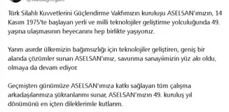 ASELSAN 49. Kuruluş Yıl Dönümünü Kutladı