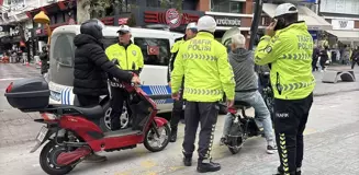 Bolu'da Motosiklet ve Elektrikli Araçlara Yönelik Denetimlerle Yaya Güvenliği Artırıldı