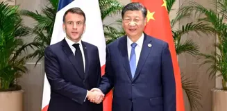 Xi Jinping ve Emmanuel Macron'dan Güçlü İkili İlişkiler Vurgusu