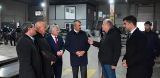 Edirne Valisi Yunus Sezer İpsala'daki Fabrikaları Ziyaret Etti