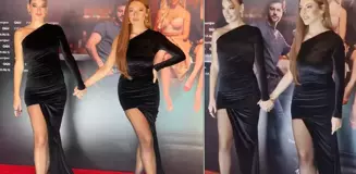 Hadise ve Seda Bakan 'Esas Oğlan' filminin galasında aynı kıyafeti giydi