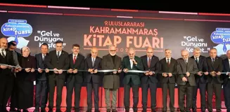 9. Uluslararası Kahramanmaraş Kitap Fuarı Açıldı