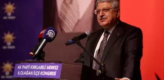 AK Parti Genel Başkan Yardımcısı Demiröz, partisinin Kırklareli'ndeki ilçe kongresinde konuştu Açıklaması