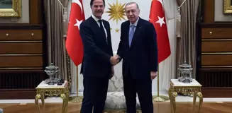 Cumhurbaşkanı Erdoğan, NATO Genel Sekreteri Rutte'yi ağırladı