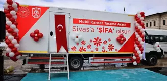 Sivas'ta Mobil Kanser Tarama Aracı Hizmete Girdi