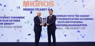 Migros, Yatırımcı İlişkileri Zirvesi'nde Üç Ödül Birden Aldı