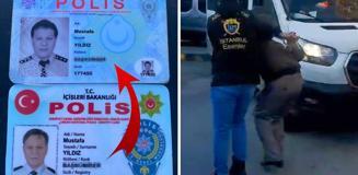 Kartındaki yazım hatası sahte polisi ele verdi