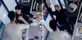 Çalıştığı zincir markette mesai arkadaşı tarafından darbedildi