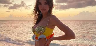 Dünyaca ünlü model Emily Ratajkowski, yıldız futbolcuya hayranlığını ilan etti