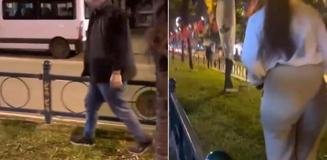Türk bayrağını yakmaya çalışan şüpheli yakalandı! Bakın üstünden ne kimliği çıktı