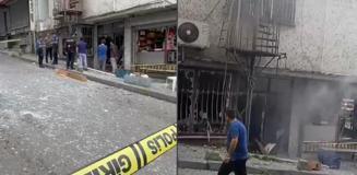 Güngören'de büfede patlama! Sokak savaş alanına döndü