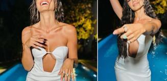 Demet Özdemir'den baba ocağına duygusal ziyaret