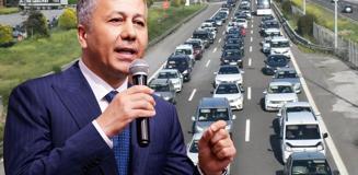 Bakan Yerlikaya'dan bayramda trafiğe çıkacak sürücülere uyarı