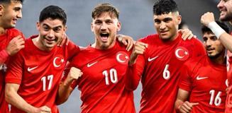 Semih Kılıçsoy'un harika golü Ümit Milli Takım'a galibiyeti getirdi