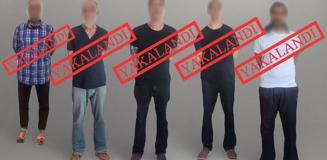 Kırmızı bültenle aranan 5 suçlu yakalanarak Türkiye'ye getirildi