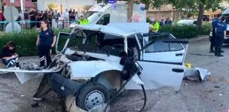 Denizli'de feci kaza! 1 kişi hayatını kaybetti, 4 yaralı var