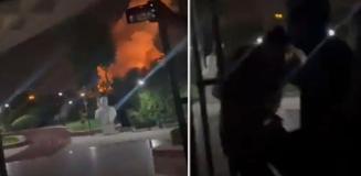 Korku dolu anlar! Türk sporcular savaşın ortasında kaldı