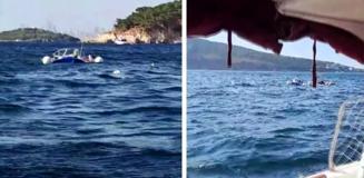 Heybeliada'da tekne kazası! Denize düşen 7 kişi kurtarıldı