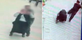Annesinin boğazını sıktı, tekmeler savurdu