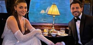 Hande Erçel ve Hakan Sabancı ayrılık iddialarını boşa çıkardı