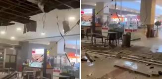 Beylikdüzü'ndeki alışveriş merkezinde asma tavan çöktü! 1 kişi yaralandı