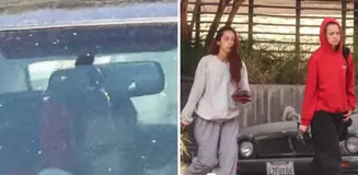 Angelina Jolie kızı Shiloh, arabada kız arkadaşı ile öpüşürken görüntülendi
