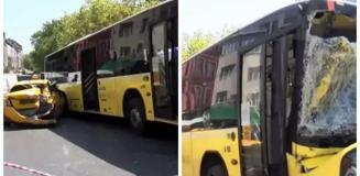 Beyoğlu'nda 9 aracın karıştığı zincirleme kaza! Yaralılar var