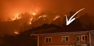 Karabük 5 gündür yanıyor! Yangının büyüklüğü kamerada
