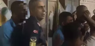 Yangın yerini karıştıran iddia! Tekme tokat dövüldü, jandarma kurtardı