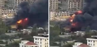Kartal'da film platosunda yangın! Paniğe neden oldu