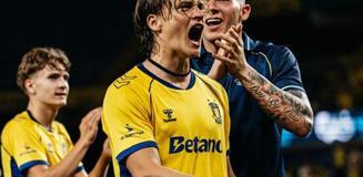 3-0 yenildikleri maçın rövanşında 18. dakikada 10 kişi kalan Brondby farklı kazanarak turladı