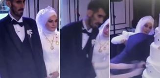 2 gündür uyumayan damat, pasta kesilirken yere yığıldı