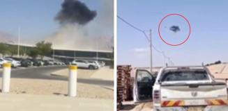 Husiler'den İsrail'deki Ramon Havalimanı'na saldırı! Dumanlar yükseldi