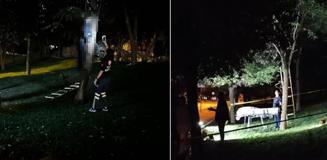 İstanbul'un göbeğinde korkunç olay! Ağaca asılı bulundu