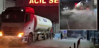 Filmleri aratmayan görüntüler! Sızan oksijen paniğe neden oldu