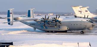 Rus ordusuna ait nakliye uçağı düştü Rus ordusuna ait nakliye uçağı düştü