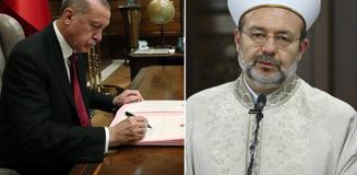 Erdoğan'dan eski Diyanet İşleri Başkanı Görmez'e yeni görev Erdoğan'dan eski Diyanet İşleri Başkanı Görmez'e yeni görev