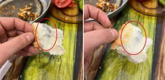 Fırından aldığı ekmeğin içinden jilet çıktı Fırından aldığı ekmeğin içinden jilet çıktı