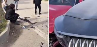 Direksiyon sınavında kurs aracı TOGG ile çarpıştı, sonuç inanılmaz Direksiyon sınavında kurs aracı TOGG ile çarpıştı, sonuç inanılmaz